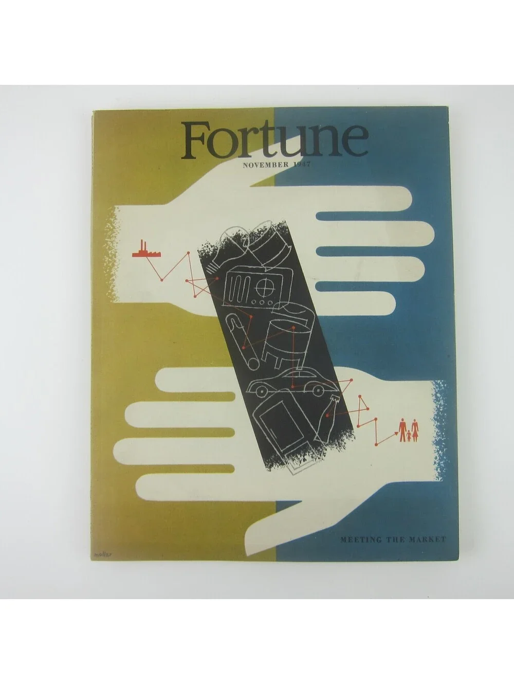 Vintage FORTUNE Magazine November 1947 Buick, J. Walter Thompson, A&P, Pepsi
